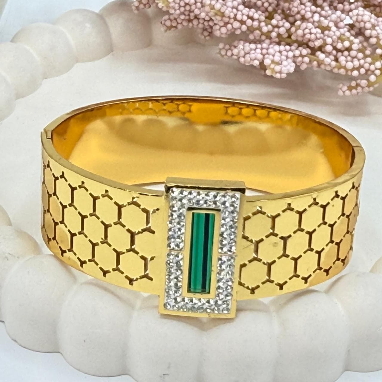 Green Stone Handcuff