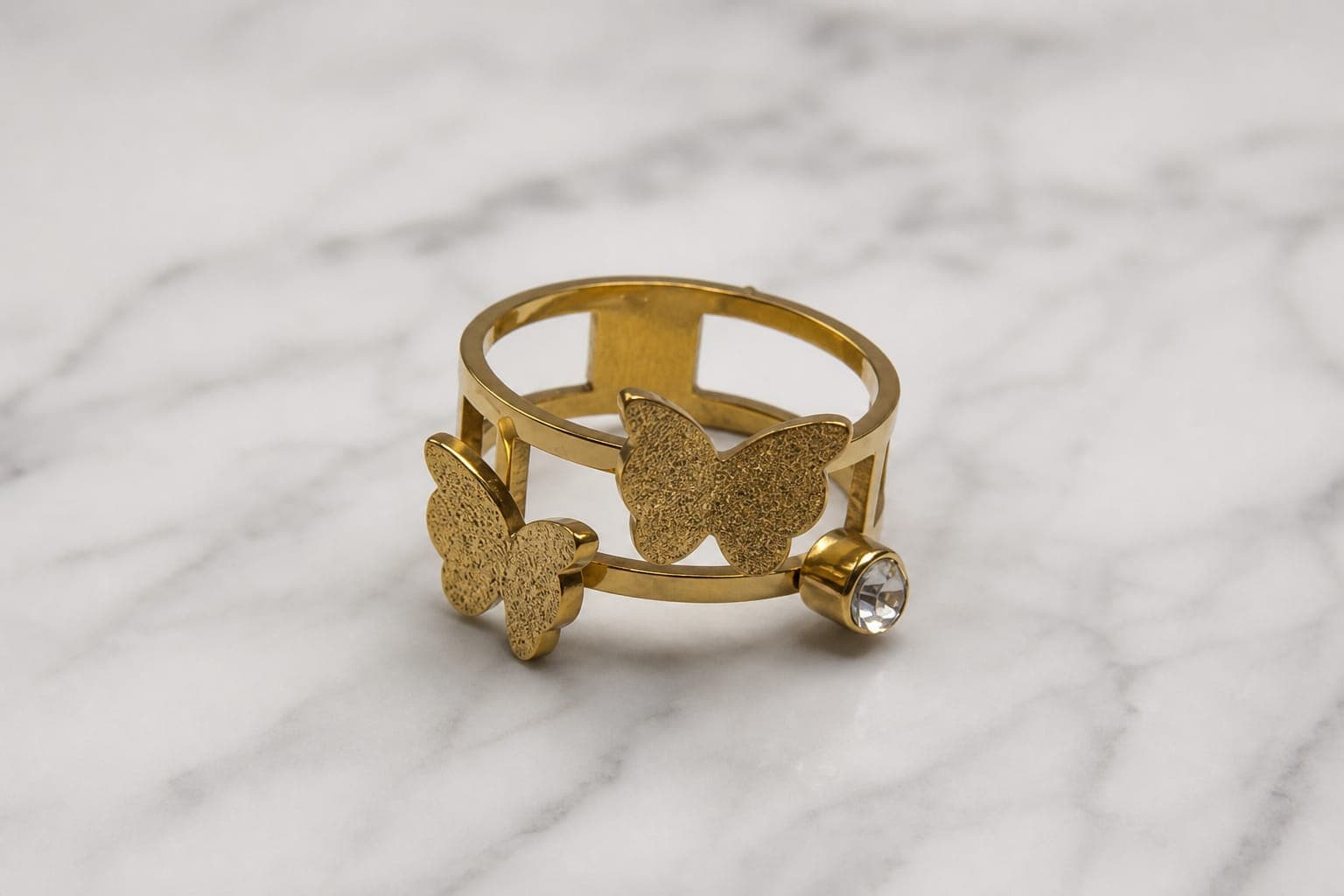 Double Butterfly Ring — photo 2
