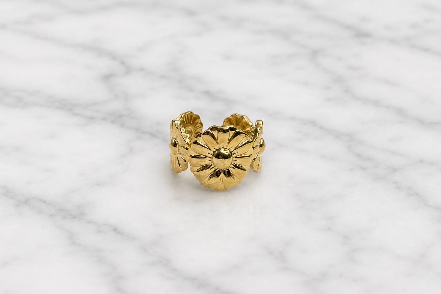 Adjustable Floral Ring (1) — photo 2